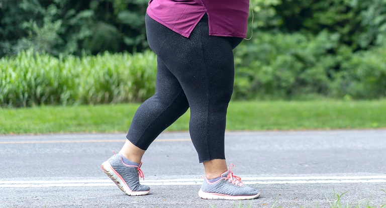 woman running